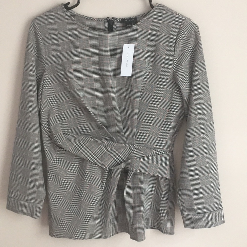 Ann Taylor Pleated Top - Brand New !